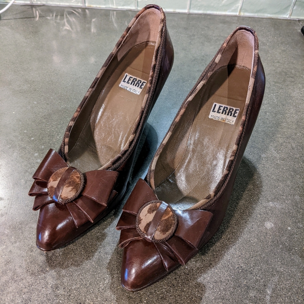Vintage Lerre leather heels
